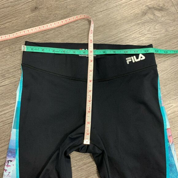 Fila Sport Running Capri Leggings Women's Size XS Mid Rise Stretch Crop Pull On - Picture 4 of 8